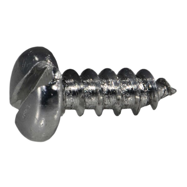 Midwest Fastener Sheet Metal Screw, #6 x 3/8 in, Aluminum Pan Head Slotted Drive, 48 PK 61721 - main